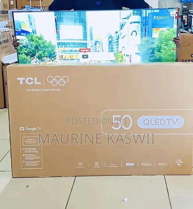 TCL 50" T6D QLED Frameless Smart TV - 1
