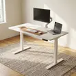 1.2M White Electric Standing Desk - 1