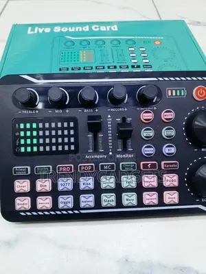 F998 Portable USB-C Sound Card Mixer