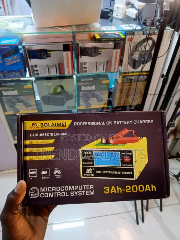 Bolaimei BLM-866C 15A Charger ya Betri ya Gari ya Pulse Intelligent - 1