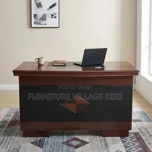 1.4m Executive Mahogany Office Desk