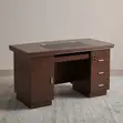 1.4m Executive Mahogany Office Desk - 4