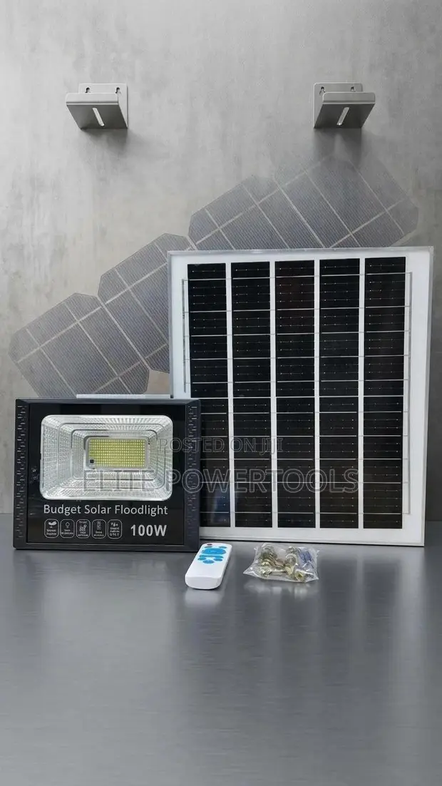 100W Budget Solar Floodlight - 1