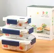 3pc Borosilicate Glass Food Storage Containers | Airtight Lids - 2