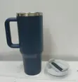 1200ml Insulated Stainless Steel Tumbler na Handle & Straw - 3