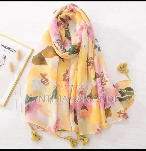 Soft, Light, Elegant Cotton Scarves - 1