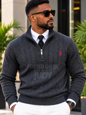Mavazi ya Polo Quarter Zip