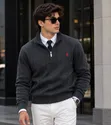 Polo Quarter Zip Sweaters - 3