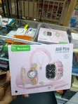 A58 Plus Smart Watch 8-in-1 Gift Pack for Women - 1