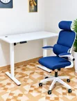 Boss Office Products Ergonomic Office Chair & Table - 1