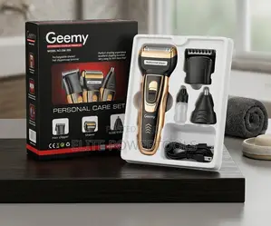 Geemy Rechargeable Shaver and Trimmer Set GM-595
