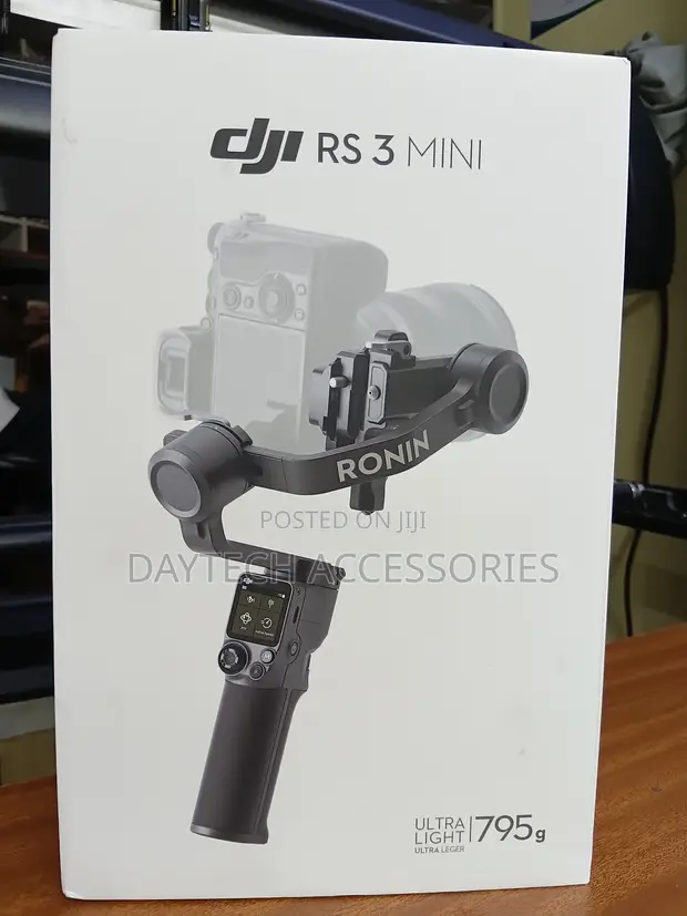 DJI RS 3 Mini Gimbal Stabilizer ya Kamera - Nyeusi - 1