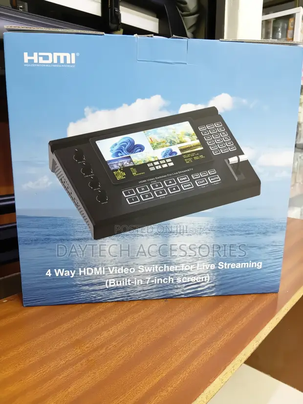 4-Way HDMI Video Switcher for Live Streaming - 1