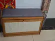 DIY Bamboo Entryway Bench with Flip Drawer and Seat Cushion - 3