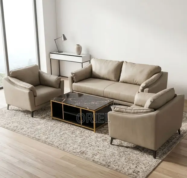 Ofisi ya Executive Sofa ya 5-Seater Grey - 1