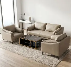 Ofisi ya Executive Sofa ya 5-Seater Grey