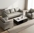 Ofisi ya Executive Sofa ya 5-Seater Grey - 5