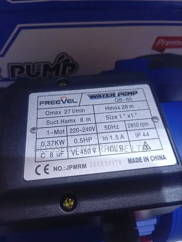 0.5hp Booster Water Pump - 1