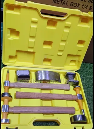 7-Piece Auto Body Repair Hammer & Dolly Set