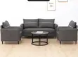Sofa ya Executive ya Viti 5 vya Ngozi kwa Mapokezi - 3