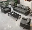 Sofa ya Executive ya Viti 5 vya Ngozi kwa Mapokezi - 4