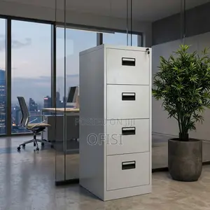 4-Drawer Steel Office Filing Cabinet