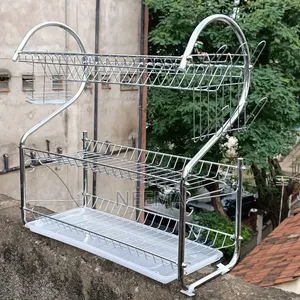 3 Tier Stainless Steel Dishrack