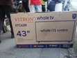 Vitron 43" QLED FHD Smart Android TV, Frameless - 1