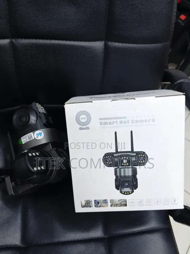 Electric 4G Triple Lens CCTV Camera for Shops & Warehouses - 1