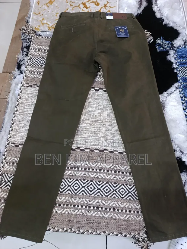 Straight Fit Hard Khakis - Men's Trousers - 1