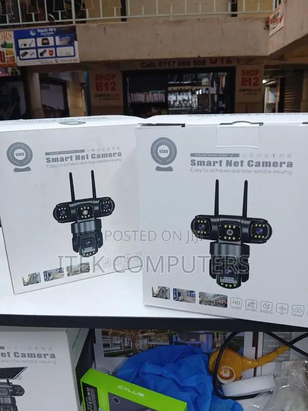 Triple Lens Electric 4G Camera for Remote Security - 1