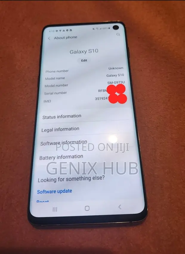 Samsung Galaxy S10 5G 512GB Nyeusi - 1