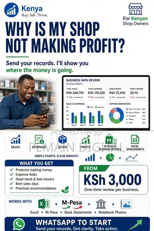 Business Data Analysis - Track Your Shop's Finances