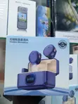 Q8 Kipaza Sauti cha Wireless Clip-on chenye Mics za Magnetic & Kupunguza Kelele - 2