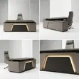 2.4m Advanced Managers Writing Desk - 2