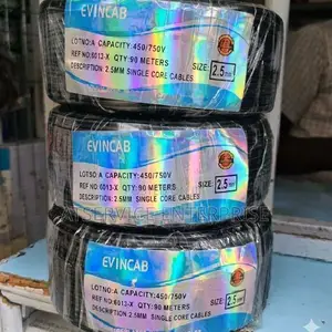 EVINCAB 2.5mm Single Core Electric Cable – 90 Meters