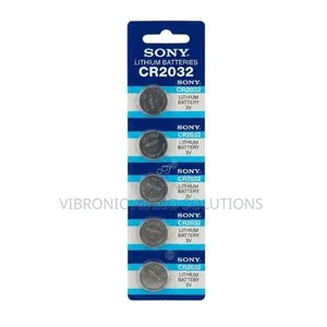 5pcs CR2032 3V Lithium Coin Batteries