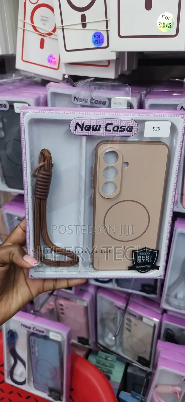 Kifaa cha MagSafe chenye Kamba ya Mkono ya Kufuma kwa Samsung Galaxy S26 - 1