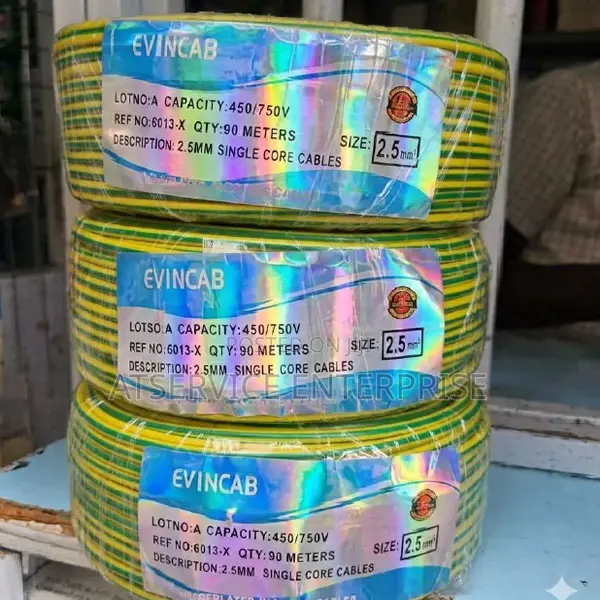 Kebo ya Umeme ya 2.5mm Moja - Koili ya 90m - 1