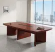 Meza ya Mikutano ya Mahogany 300cm - 2