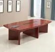 Meza ya Mikutano ya Mahogany 300cm - 4