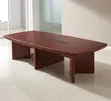 Meza ya Mikutano ya Mahogany 300cm - 5