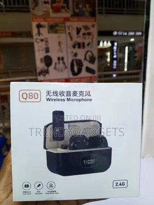 2-in-1 Wireless Lavalier Microphone for Android & iPhone