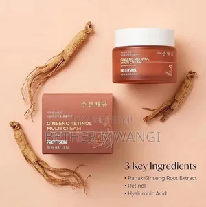 PRETTYSKIN Ginseng Retinol Multi Cream - Usiku wa Kupambana na Kuzeeka