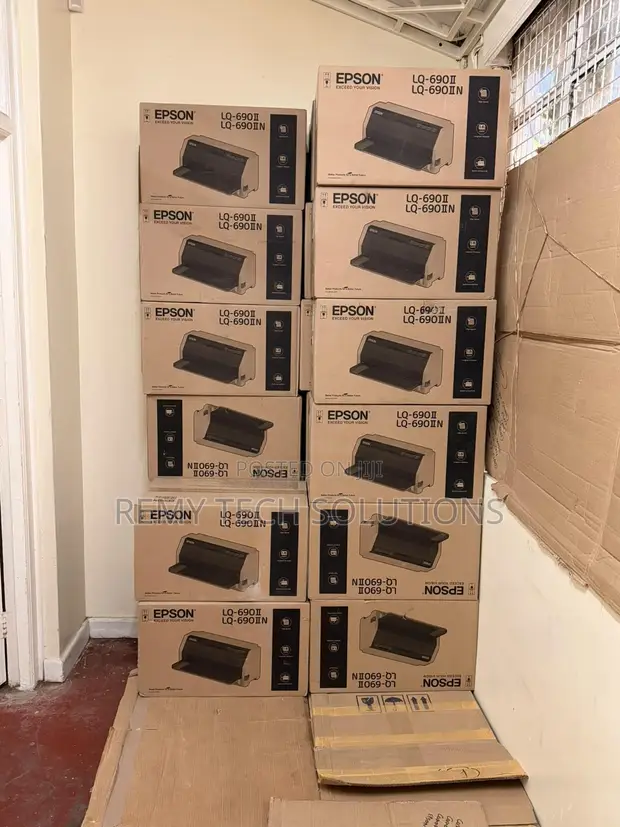 Epson LQ-690 Monochrome 24-Pin Dot Matrix Printer - 1