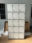 15-Door Metal Locker Cabinet - 2