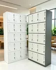 15-Door Metal Locker Cabinet - 3