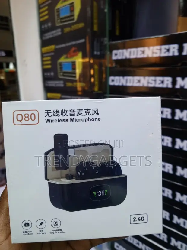 2-in-1 Wireless Lavalier Microphone for Android & iPhone - 1