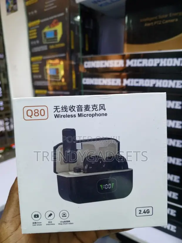 2-in-1 Wireless Lapel Microphone for Android & iPhone - 1