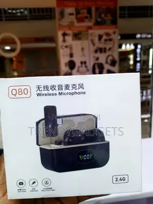 2-in-1 Wireless Lavalier Microphone for Android & iPhone